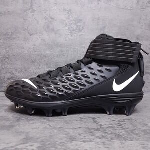 NIKE Force Savage Pro 2‎ Football Cleats Mens Size 10 Black Anthracite Lineman